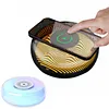 Wireless Charger with LED Desk Lamp, 3 Brightness Levels Dimmable LED Table Lamp with Touch Control, Wireless Charging Stationg Compatible with iPhone Series/AirPods/iWatch