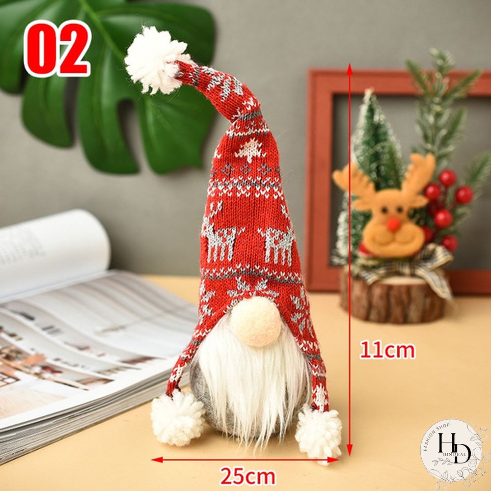 34Styles Swedish Tomte Dwarf Faceless Plush Doll Rudolph Gnomes Dwarf Santa Claus Elf Doll Ornaments