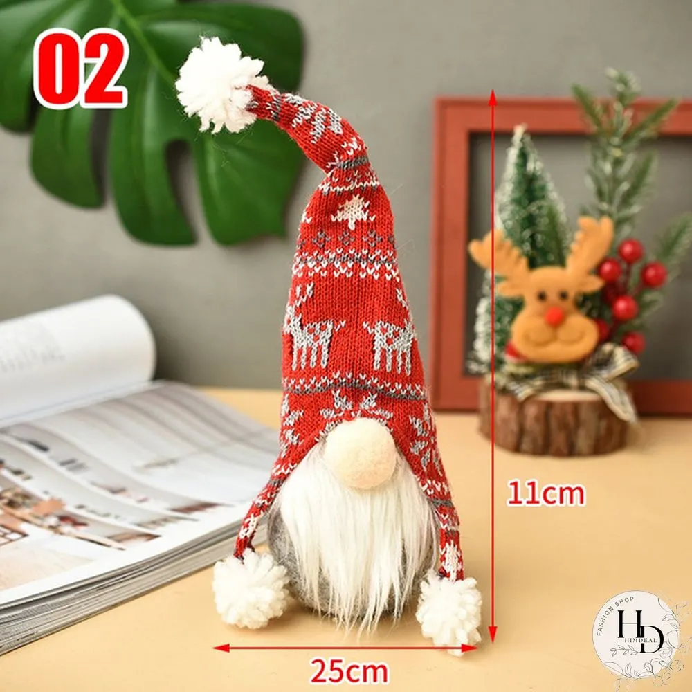 34Styles Swedish Tomte Dwarf Faceless Plush Doll Rudolph Gnomes Dwarf Santa Claus Elf Doll Ornaments