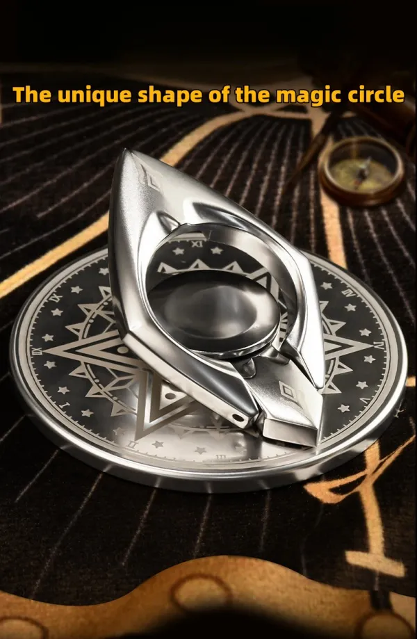 360&deg; Rotating Ring Buckle Cool Fidget Gyroscope Magnetic Bracket