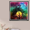 Diamond Painting -DIY Round Drill Moon Tree