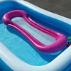 Foldable Inflatable Hammock Back Floating Row Air Bed Swimming Pool Chair