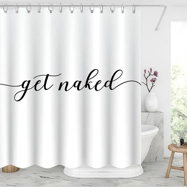 Shower Curtains - Get Naked