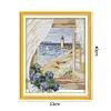 Sea View - 14CT Stamped Cross Stitch Kit(40x33cm)