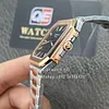 Patek Philippe Cubitus Rose gold and steel Two-Tone Sunburst Blue Dial 5821/1AR Super Clone