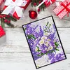 (US Local)5D DIY Flower Diamond Art Painting Notebook Kit Crystal Notepad Sketchbook Gifts