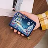 (US Local)DIY Diamond Art Diamond Dot Card Pack 5D Diamond Painting Pouch (Snow Scene)
