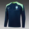 Joyfball 2024/2025 Brazil Half-Pull Training Suit Blue color Football Shirt 1:1 Thai Quality