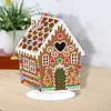 DIY Gingerbread House Diamond painting ornaments(Single-Sided)