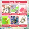 (US Local)Acrylic Special Shape Flower Bird Diamond Painting Clock Ornaments Kit