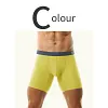 Men's Ice Silk Underwear Sexy Bulge Puch Low Rise See Through Boxer Briefs Thin Cool Boxers Shorts