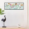 Flowers-14CT Stamped Cross Stitch Kit(20x52cm)