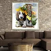 Dog with Sunflower-Partial Round Diamond Painting