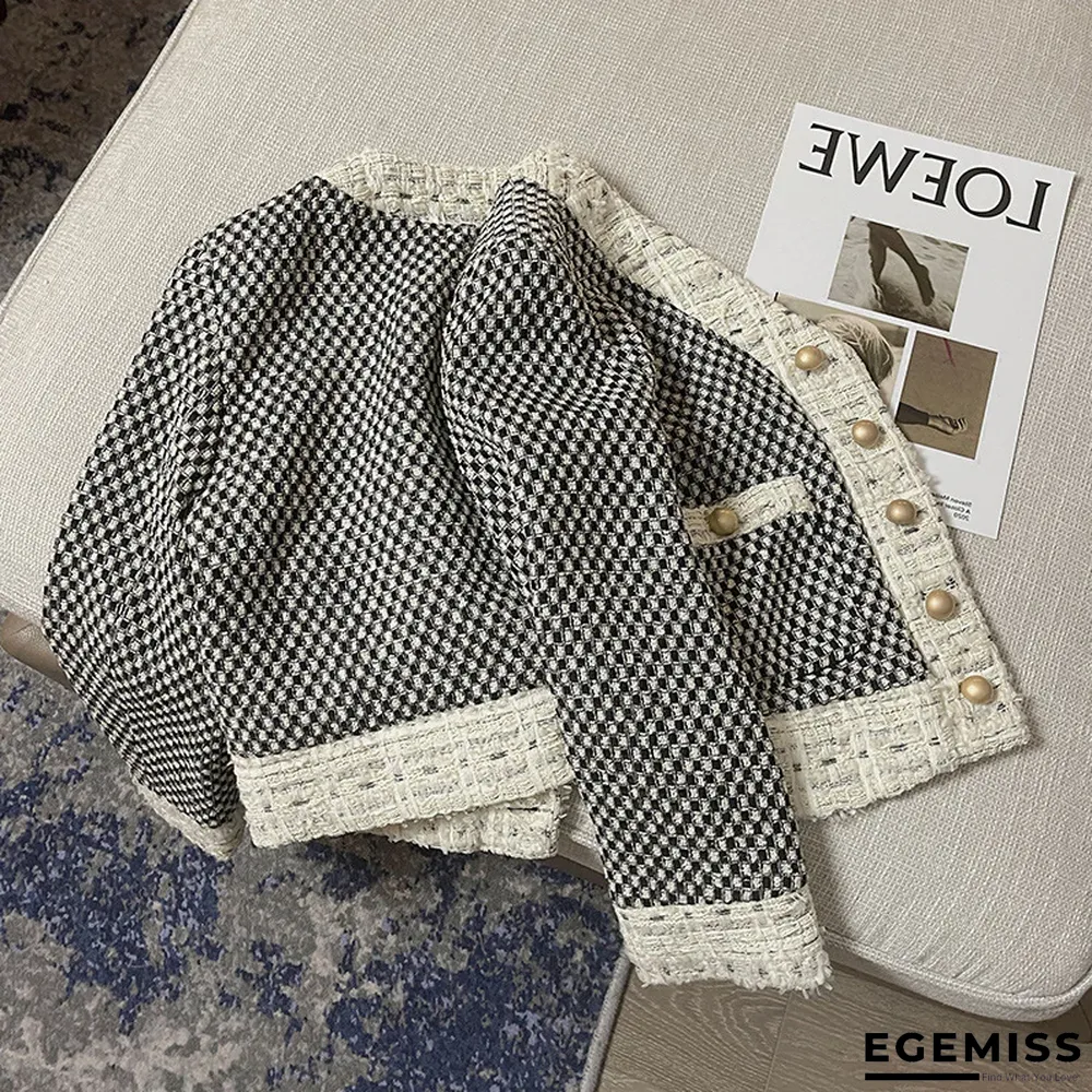 Light Cooked Wind Short Coat Female | EGEMISS