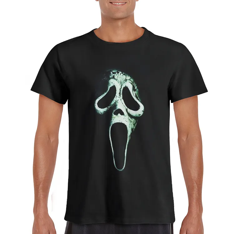 Ghost Face Scary Movies Men's Black T-Shirt