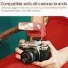 Hi-5 Retro Camera Flash External Hot Shoe Light Retro Fashion Small Portable Outdoor Shooting Light Suitable For Canon Nikon Sony Fuji Leica SLR Micro Single Camera Universal