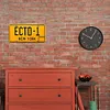 ECTO1 - Enseigne M&eacute;tallique de permis de voiture(30*15cm)