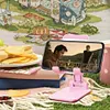Adjustable Cell Phone Stand Folding Desk Phone Holder Compatible with All Phones