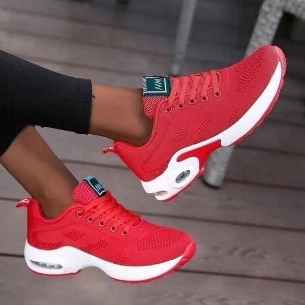 2021 Women Running Shoes Breathable Mesh Outdoor Light Weight Sports Shoes Casual Walking Sneakers Tenis Feminino