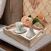 DIY Diamond Painting Wooden Tray Food Tray with Handle Living Room Decoration Butterfly Wooden Tray Kit