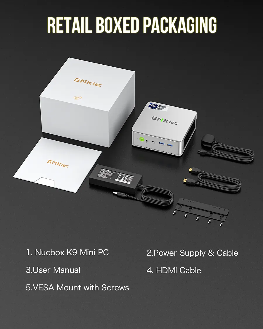 GMKtec NUCBOX K9 ミニPC Intel Ultra 5 125H Mini PC--NucBox K9