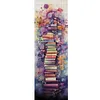 (Stamped/Counted) Stack Of Books With Flowers - 11CT Cross Stitch 30*80cm/11.81*31.5in(Big Size)