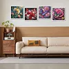 (US Local)4pcs/set Butterfly Flower-Special Shaped Diamond Painting Kit(40x40cm)