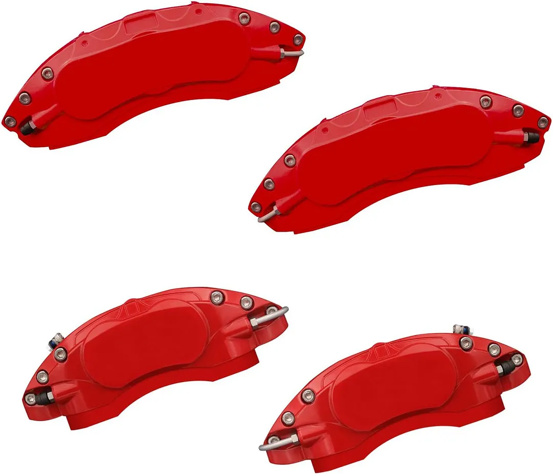 Car caliper modification: Aluminum alloy brake caliper cover decoration (aluminum alloy screw fixing type)