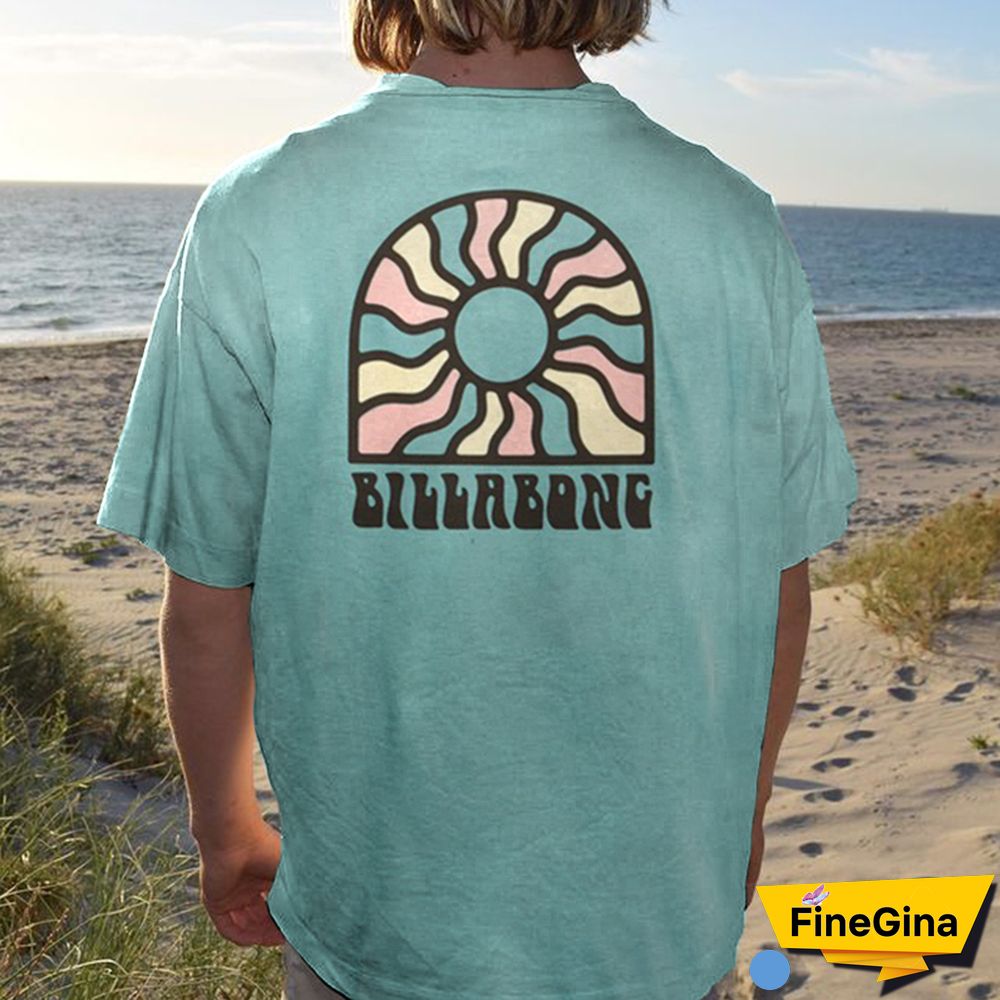 Men Fashion Billabong Print T-Shirt