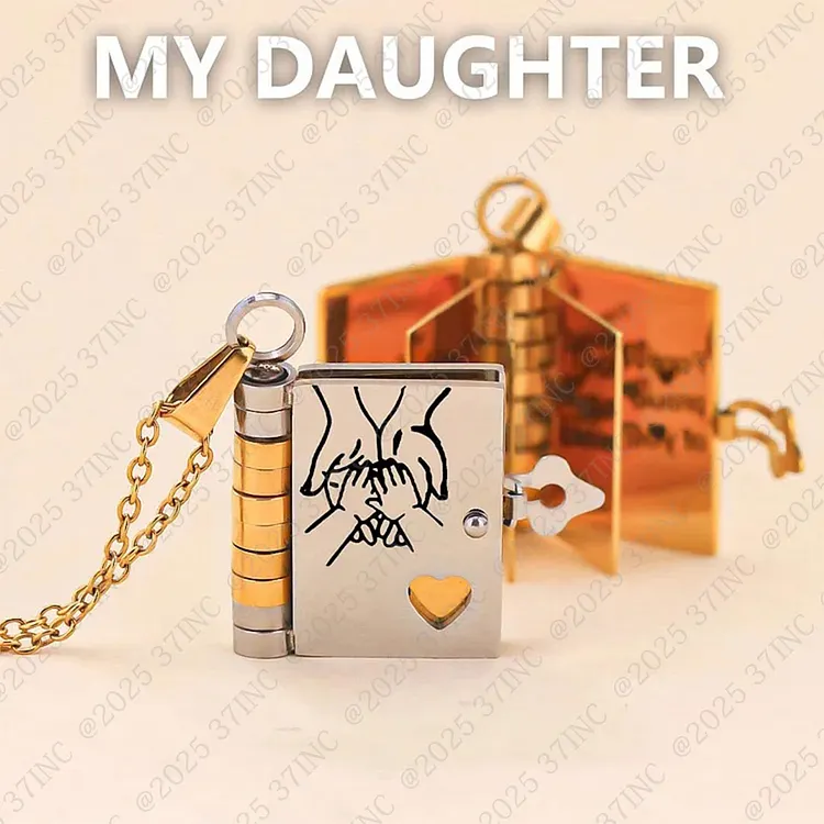 For Daughter - My Incredible Daughter Book Necklace
