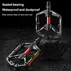 Double DU Bearing MTB Bicycle Pedal Aluminum Alloy Flat Pedals Bike Accessories