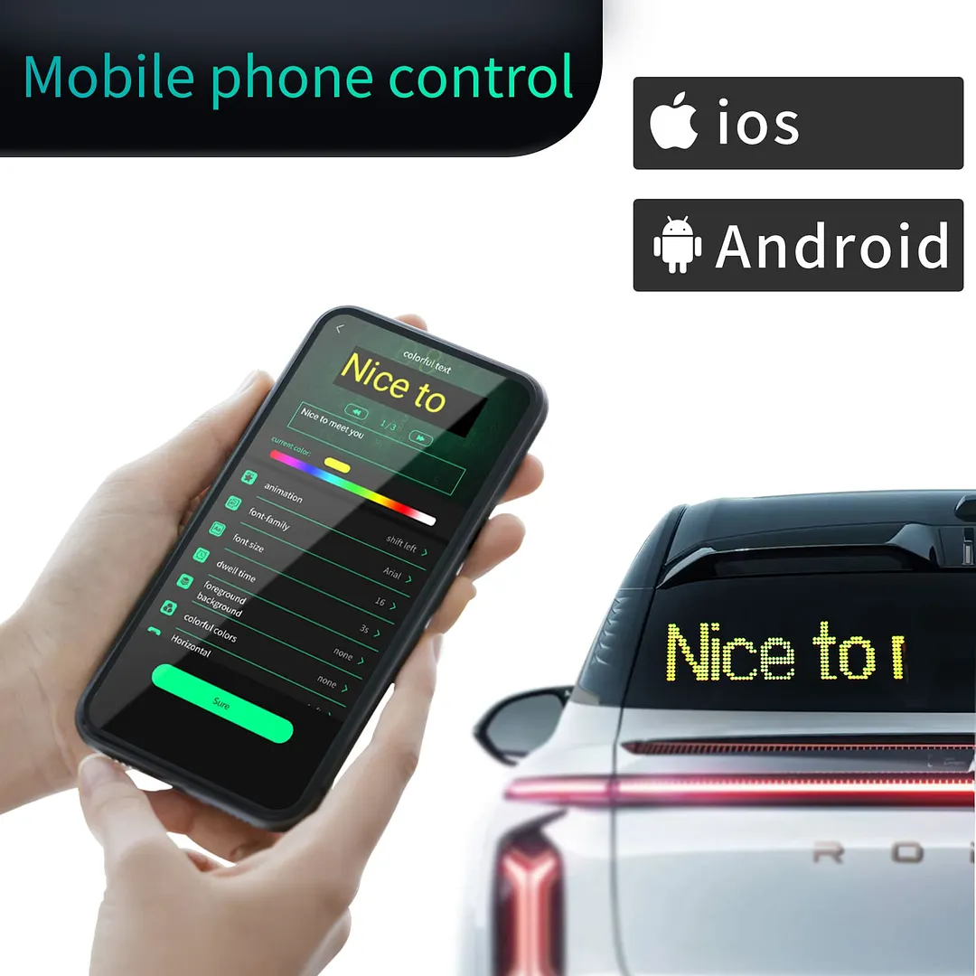 Programmable Flex LED Display (APP+Remote)