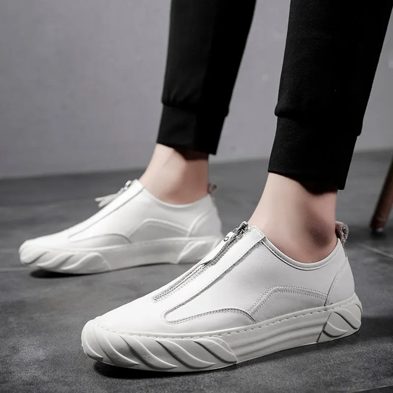 2021 Branded Mens Shoes Genuine Leather Casual Luxury Shoes Man Non Slip Breathable Loafers Men Skateboard Hombre Big Size 11