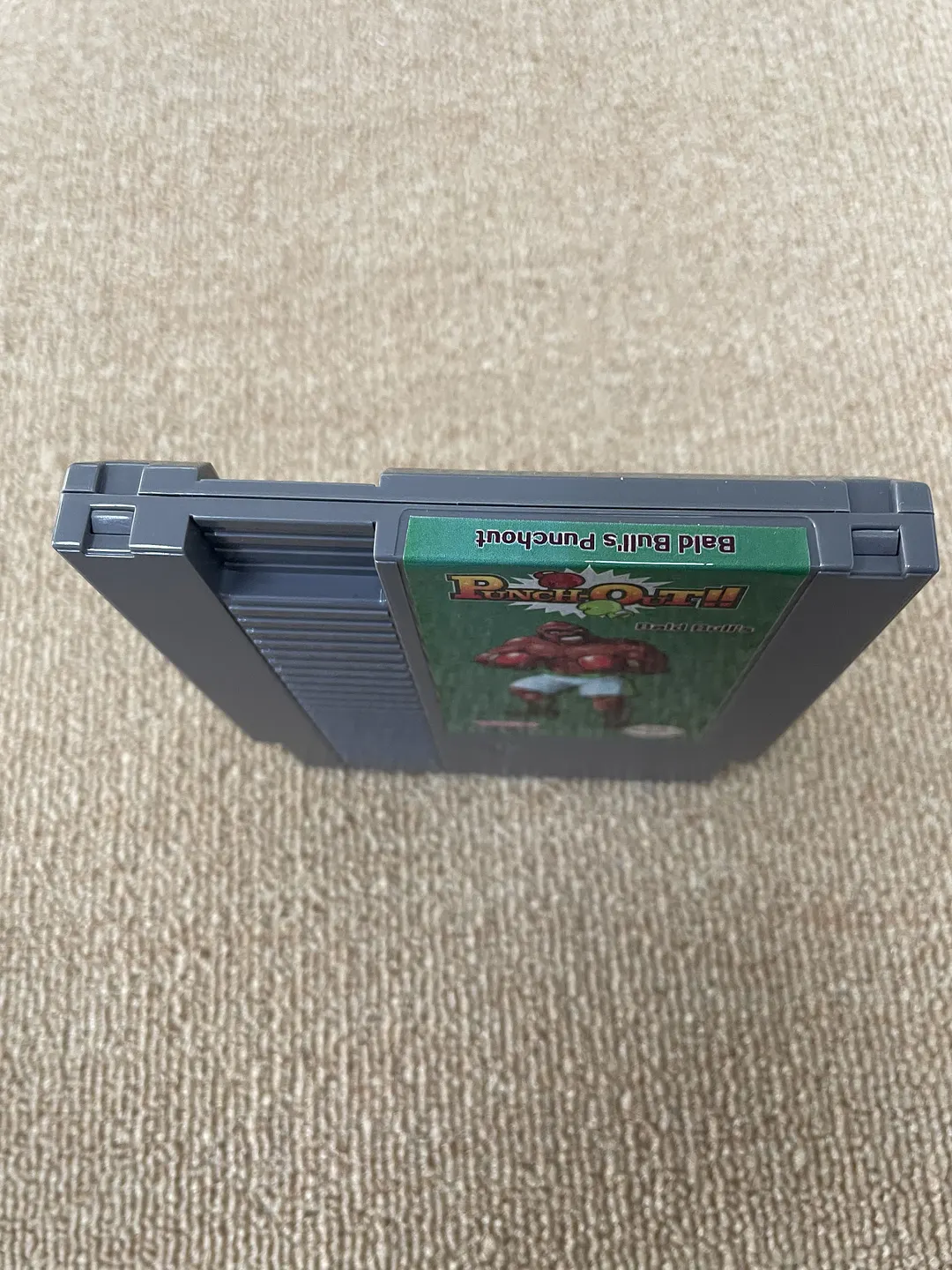 Bald Bull's Punch Out For Nintendo NES - 8 Bit Game Cartridge