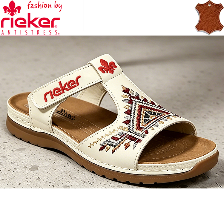 RIEKER&reg; Ženske ortopedske sandale i papuče s potporom za svod stopala #041501