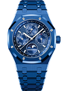 Blue 904L Steel Blue Dial - Perpetual Calendar Watch - 41mm