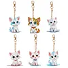 DIY Cute Pet Kitten-6Pcs Diamond Painting Keychain (Double-Sided)