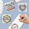 Diamond Painting Greeting Cards DIY Diamond Art Birthday Cards (Birthday 4pcs)