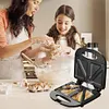 Waffle Maker Belgian Waffle Maker Anti-scalding Chaffle Maker for Snacks Burgers