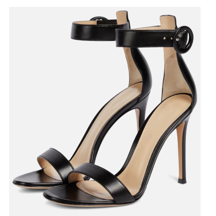 GOOSHOE Women's Stiletto Heel Show Shoes Roman Banquet Sandals