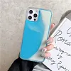 Luminous Apple Phone Case Quicksand Phone Case Solid Color Anti-drop Couple Apple Phone Protective Case