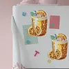 DIY Special Shape Diamond Art Fridge Magnets Sticker Kit(Lemon Tea)