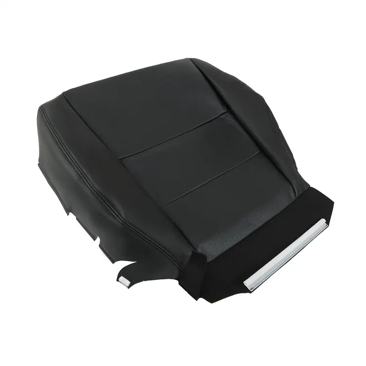 SEBLAFF Seat Cover 4Pcs Black Leather Front Bottom and Driver Passenger Replacement for 2007-2012 Acura