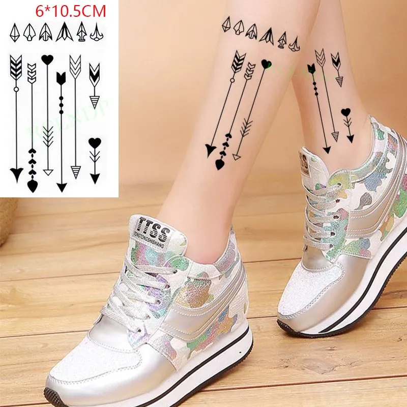 Waterproof Temporary Tattoo sticker Anime fake tatto stickers flash tatoo hand foot body art for girl men women kids