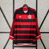 2024/2025 Long Sleeve Flamengo Home Soccer Shirt 1:1 Thai Quality