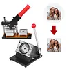 [US Local Warehouse] 50x50mm Square Magnet Maker Machine with 100 Sets Materials Fridge DIY Photo Magnet Making Machine for Crafting Home Use Business