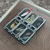 Expandable Fishing Tackle Box Luminous Waterproof Magnetic Tools Storage Box