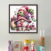 Grape Gnome-11CT Stamped Cross Stitch 45*45cm/17.72*17.72in
