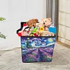 (US Local)Starry Sky Lavender DIY Special Shape Diamond Painting Folding Storage Box Container Organizer Case Kit