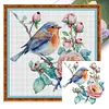 (Multi-Style) Flower Bird Owl - 18CT Stamped Cross Stitch 20*20cm/7.87*7.87in
